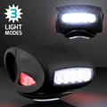 Black Bicycle Headlight for Night Rides, White LED - Blank